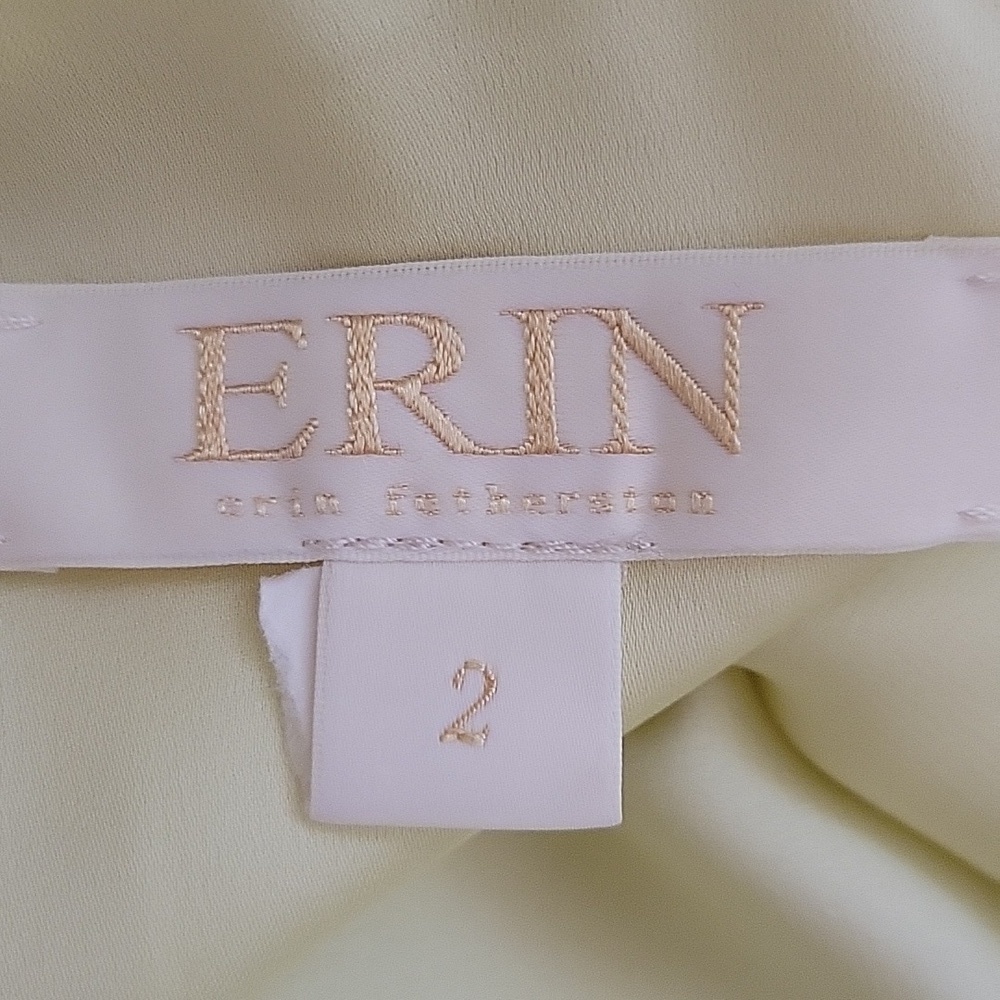ERIN Fetherston Veronica Butterfly Yellow Fit & Flare Tank Rush Prom Dress - Picture 10 of 12